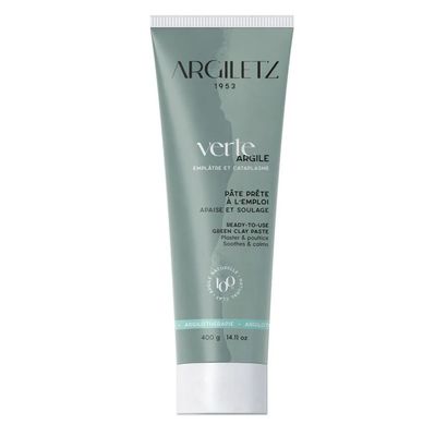 argiletz argile verte tube 400 g pate prete a l emploi cataplasme masque soin naturel voyage Herberie Cousin Wiame