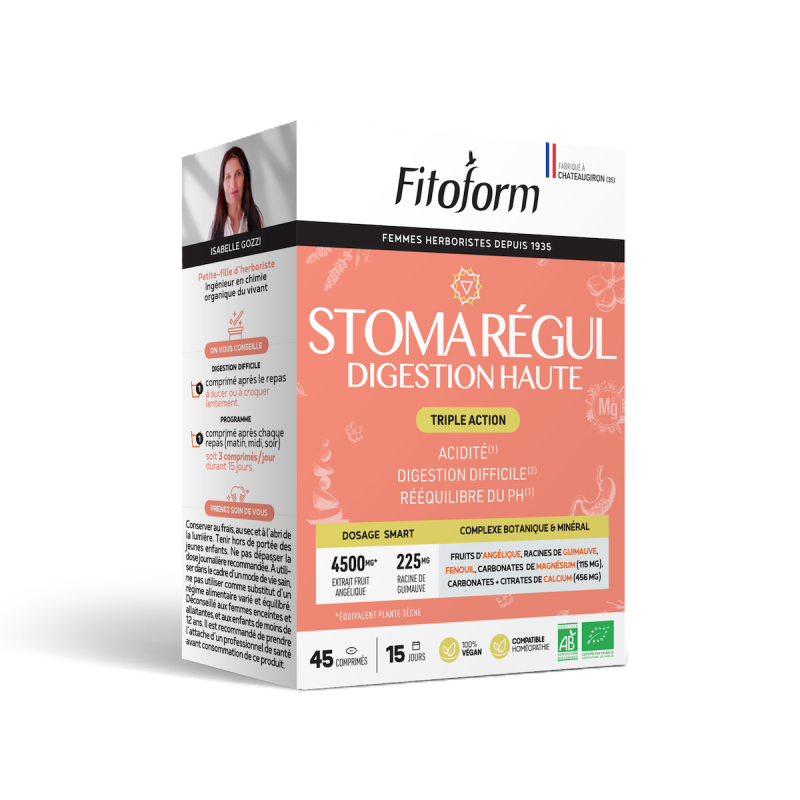 Stoma Régul Digestion bio 45 comprimés Stoma régul bio 45 comprimés