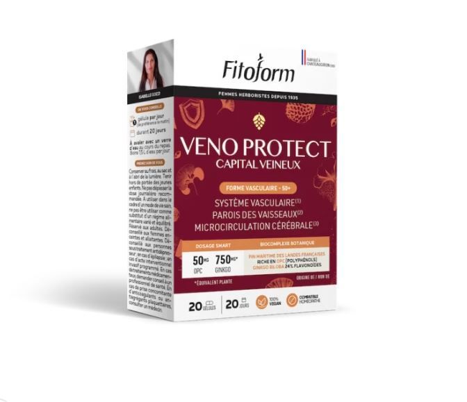 Veno protect (Capital Veineux) 20 gélules Veno protect (Capital Veineux) 20 gélules