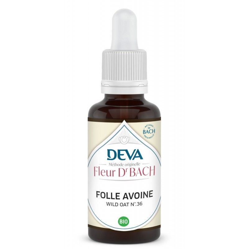 Folle Avoine - Wild Oat N°36 Bio 30 ML folle avoine bio elixir floral bach 30 ml bromus ramosus wild oat compte gouttes florithérapie