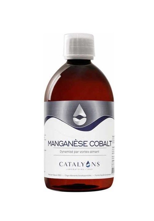 manganese cobalt catalyons 500 ml solution ionisee usage externe gargarisme lotion peau
