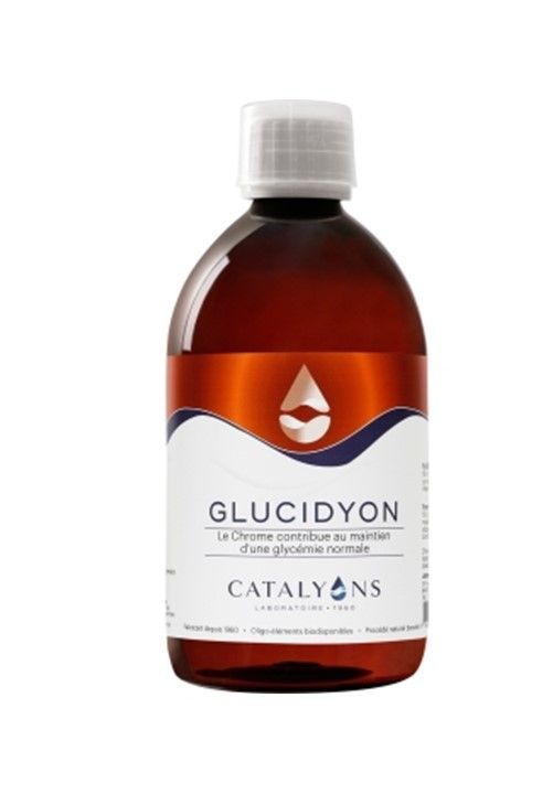 glucidyon catalyons 500 ml chrome zinc manganese oligo elements liquide biodisponible