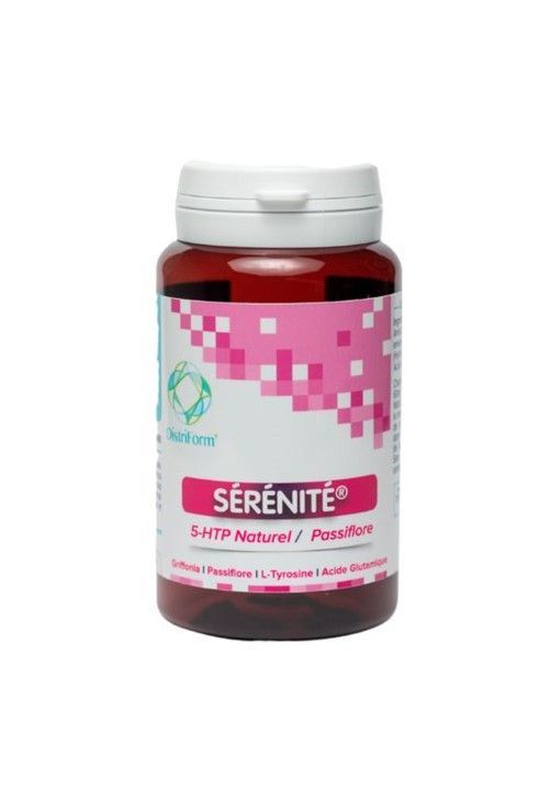 Sérénité 80 gélules Sérénité 80 gélules Griffonia 5-HTP 30 pourcent Passiflore Herboristerie Cousin-Wiame Wattrelos.