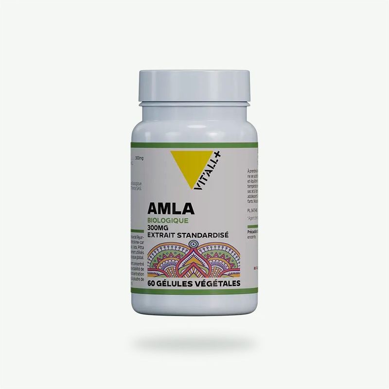 Amla Bio 300 mg Vit’All+ en gélules végétales – Extrait d’Amla standardisé à 40 % de tanins
