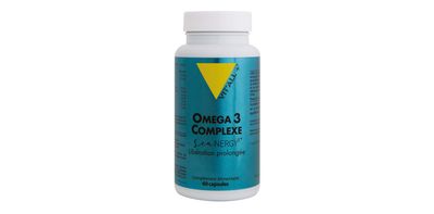 Oméga 3 Complexe 60 capsules Oméga 3 SeaNERGY Vit'all+ 60 capsules huile de poissons krill calanus riche en EPA DHA.