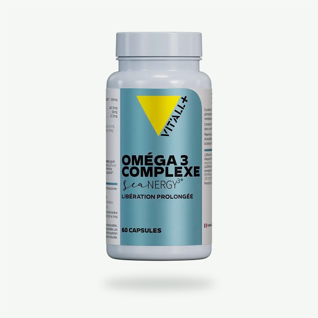 Oméga 3 Complexe SeaNERGY3 – 60 capsules Oméga 3 Complexe SeaNERGY3 Vit’All+ – Krill SUPERBA2™, huile de poissons EPAX® et Calanus Zooca™ avec EPA et DHA – 60 capsule