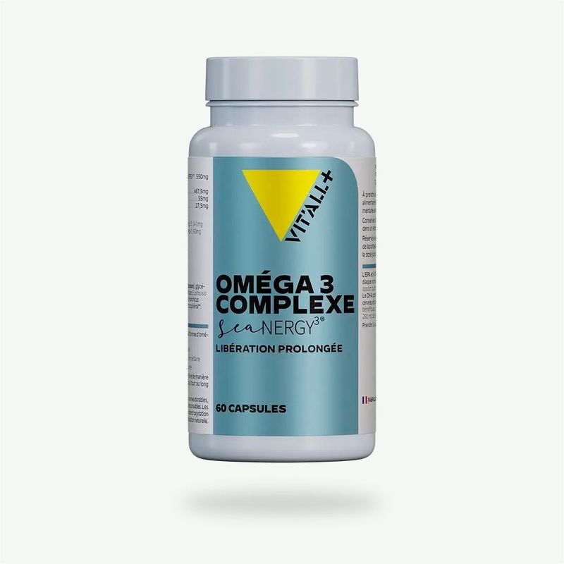 Oméga 3 Complexe SeaNERGY3 – 60 capsules Oméga 3 Complexe SeaNERGY3 Vit’All+ – Krill SUPERBA2™, huile de poissons EPAX® et Calanus Zooca™ avec EPA et DHA – 60 capsule