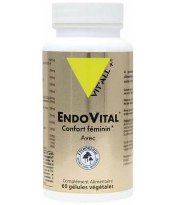 Endo Vital (Confort Féminin) 60 gélules endovital confort feminin 60 gelules pycnogenol probiotiques vitall plus plantes vitamines mineraux