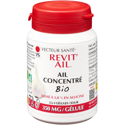 REViTAIL ail concentre bio 72 gelules allicine allium sativum vegan France