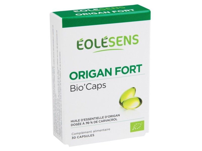 Origan Citron Bio Caps Éolésens 30 capsules huile essentielle origan citron carvacrol bio