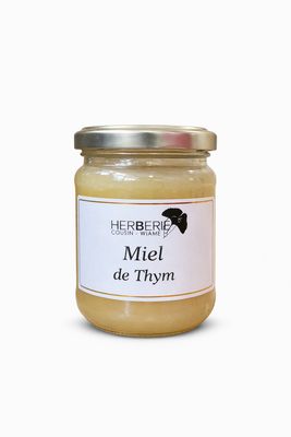 miel de thym 250 g miel monofloral thymus vulgaris aromatique epice mediterraneen