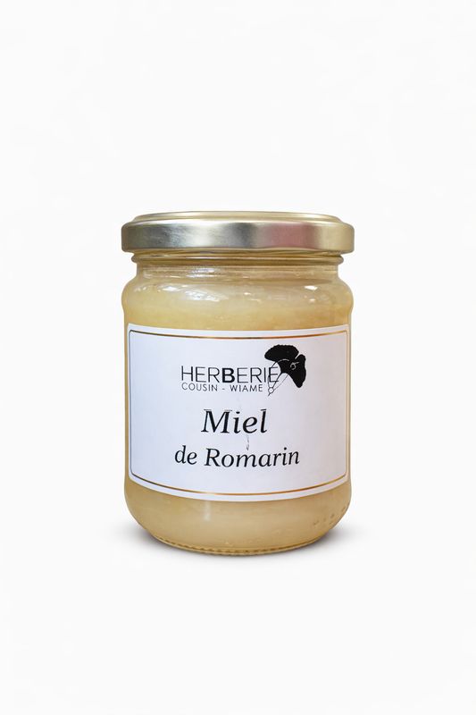 miel de romarin 250 g miel monofloral rosamarinus officinalis doux floral cremeux