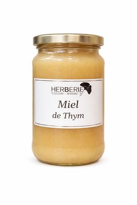 miel de thym 375 g miel monofloral thymus vulgaris intense aromatique mediterraneen