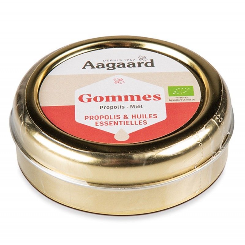 gommes propolis bio huiles essentielles miel aagaard gorge naturel
