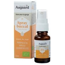spray buccal propolis bio 15ml sans alcool gorge huiles essentielles naturel
