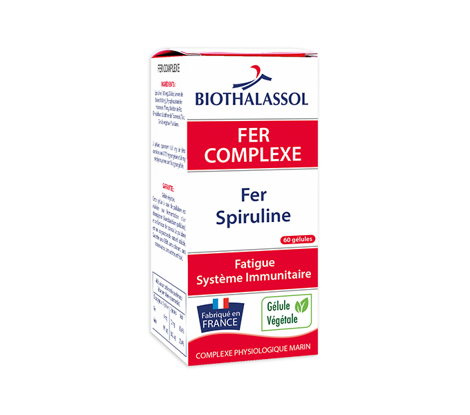 fer spiruline biothalassol gelules fer algue spiruline duise levure biere complement alimentaire herboristerie cousin wiame.