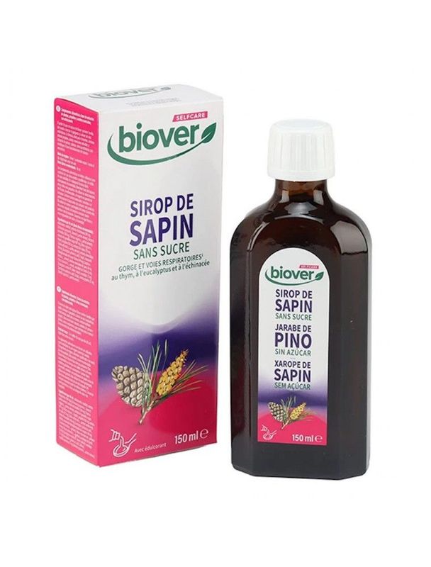 Sirop de Sapin 150 ml Sans Sucre sirop sapin sans sucre 150 ml biover propolis plantes huiles essentielles gorge naturel