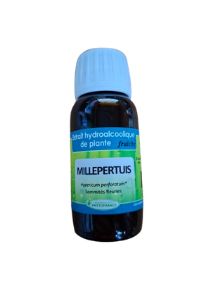 millepertuis 60 ml hypericum perforatum extrait hydroalcoolique bio plante fraiche sommites fleuries
