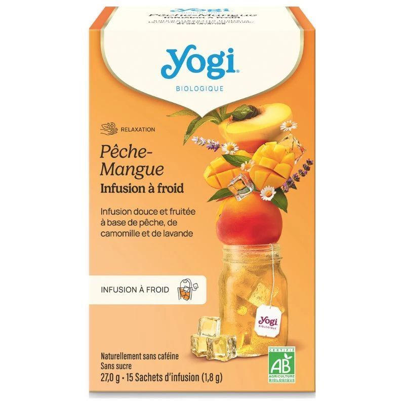 Infusion à froid Pêche-Mangue bio
