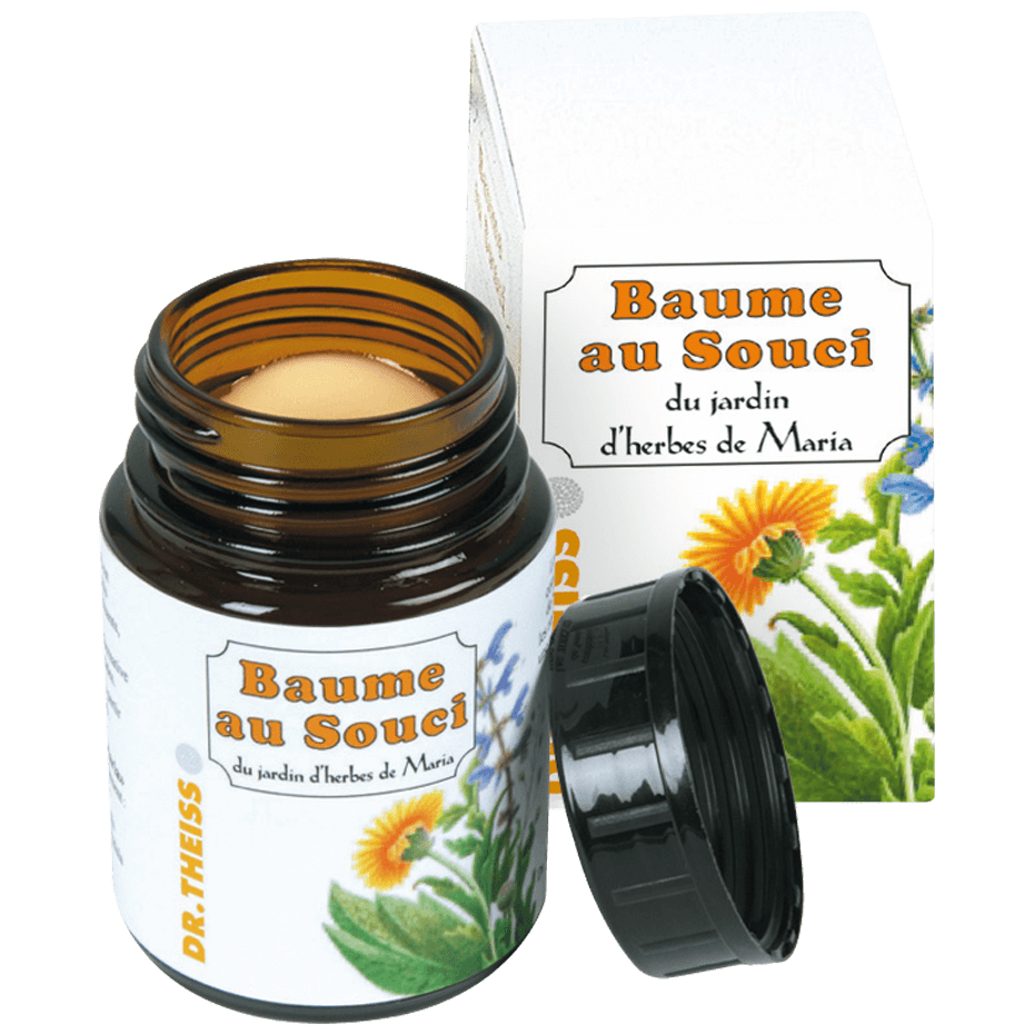 Baume au souci 100 ml Du Jardin d’Herbes de Maria au calendula pour peaux sèches et sensibles