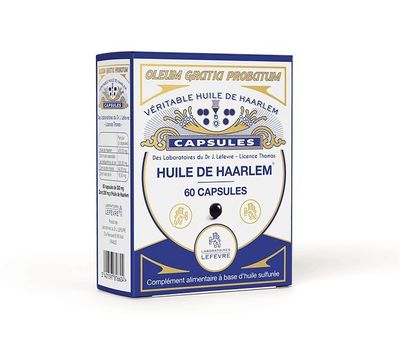 huile de haarlem capsules soufre organique terebenthine huile de lin laboratoire lefevre