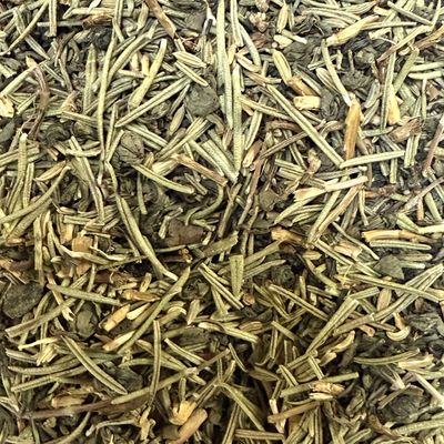Tisane Détox BIO en vrac 150 g Mélange de plantes biologiques composant la Tisane Détox : romarin, thé vert Gunpowder, fenouil doux et chiendent officinal