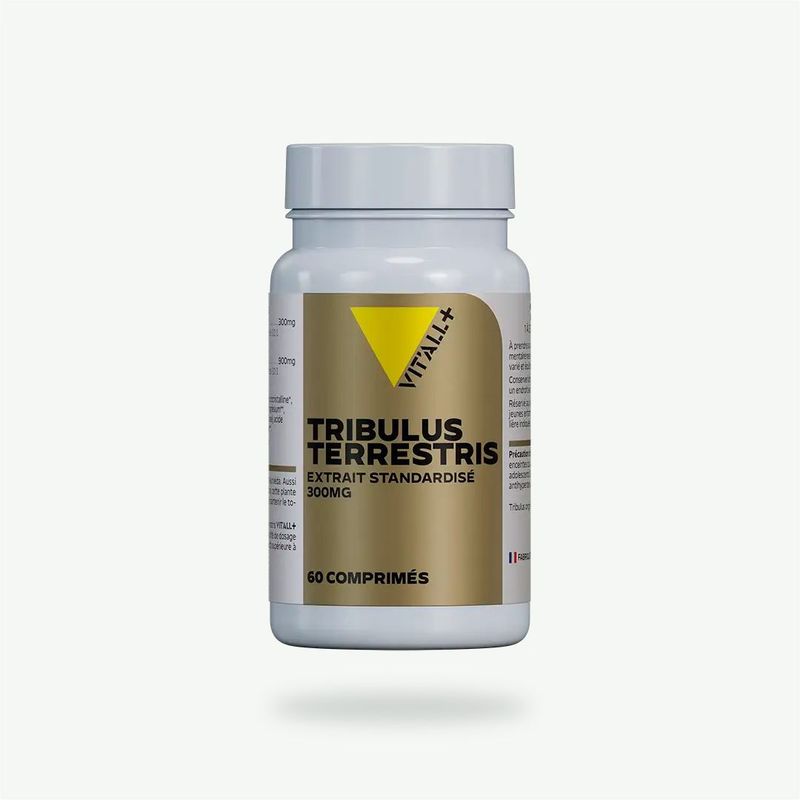 Tribulus 300 mg – 60 comprimés Tribulus 300 mg Vit’All+ – Extrait de Tribulus terrestris standardisé à 45 % de saponines – 60 comprimés