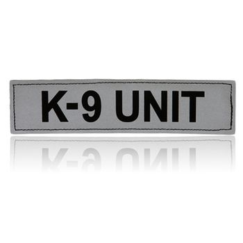 Parche &quot;K9 Unit&quot; Reflectivo Gris