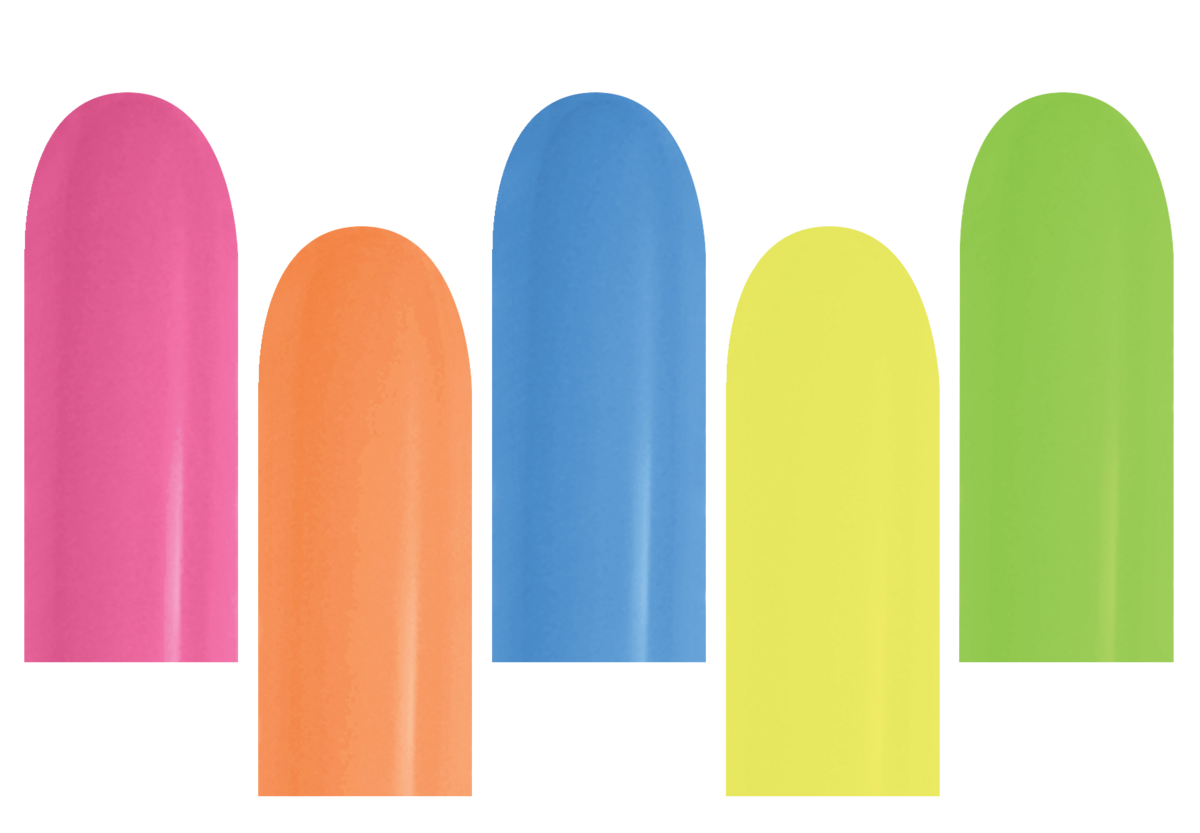 260 Nozzle Up Neon Assortment Sempertex
