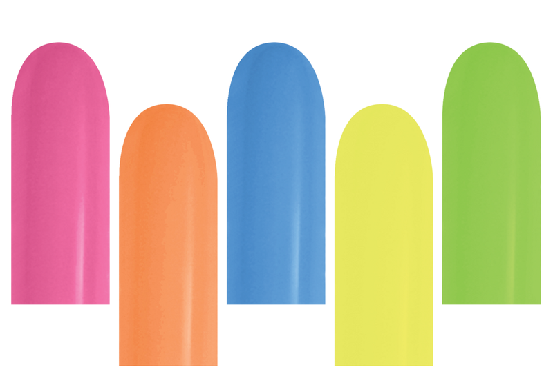 260 Nozzle Up Neon Assortment Sempertex