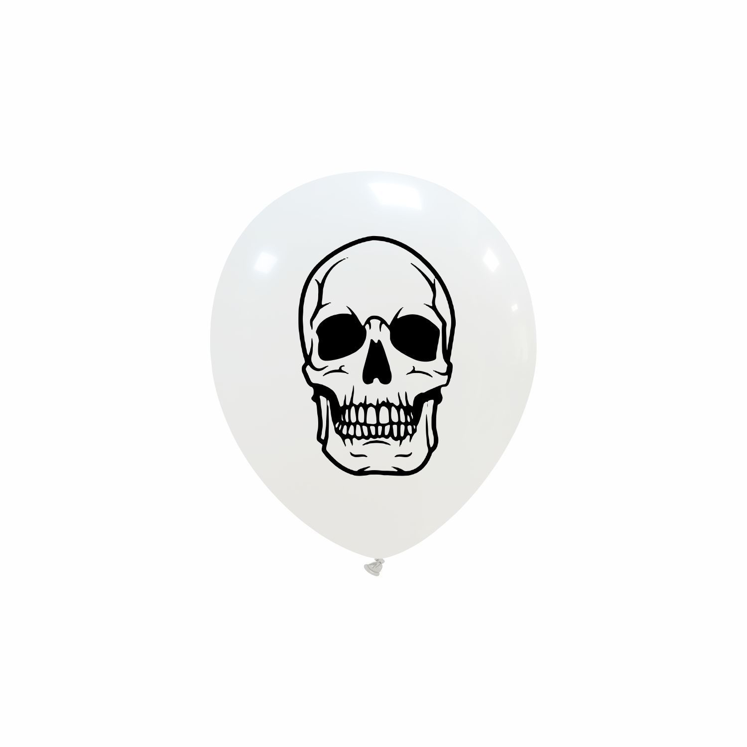 5 inch Skull Face Custom Printed Latex