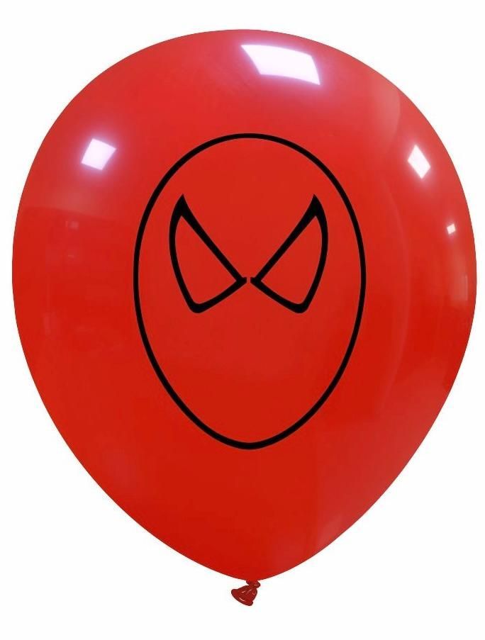 5 inch Spider Dude Custom Printed Latex