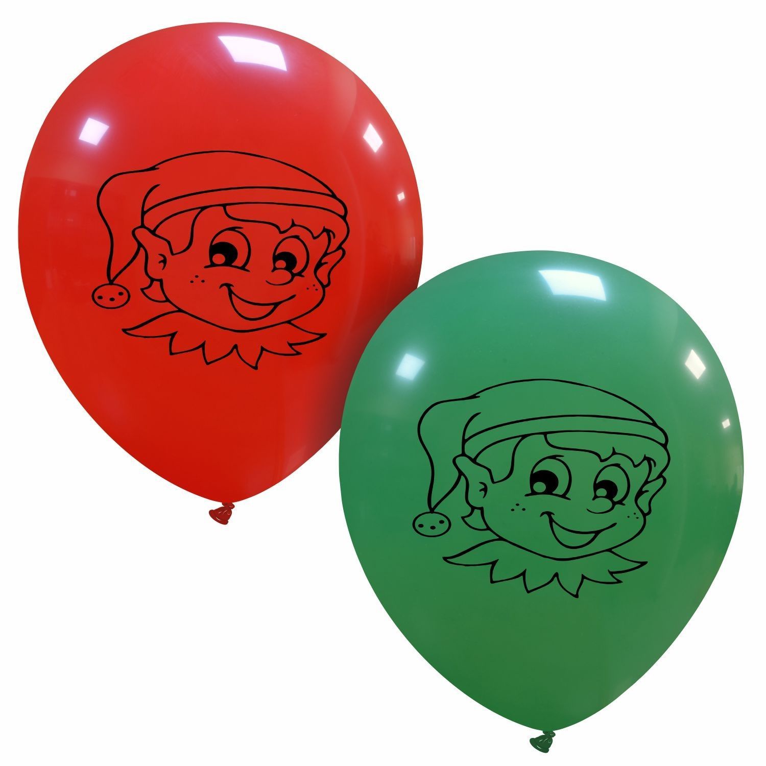 5 inch Elf Face Custom Printed Latex