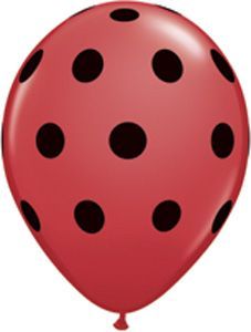 5 inch Lady Bug Custom Printed Latex