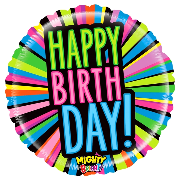 21 in Mighty Birthday Blast Foil (5 Pack)