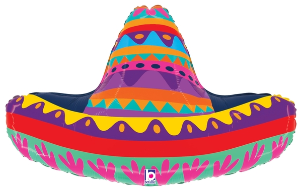 Festive Sombrero  Jumbo Shape Foil