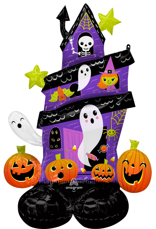 Airloonz Halloween Haunted House Foil