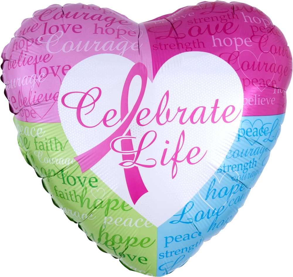 18 in Celebrate Life Foil (5 Pack)