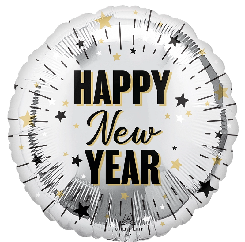 18 in Elegant New Year Celebration Foil (5 Pack)