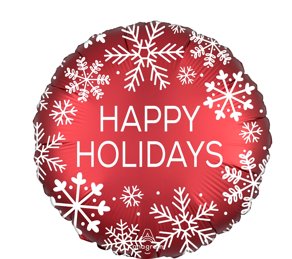 18 in Happy Holidays Foil (5 Pack)