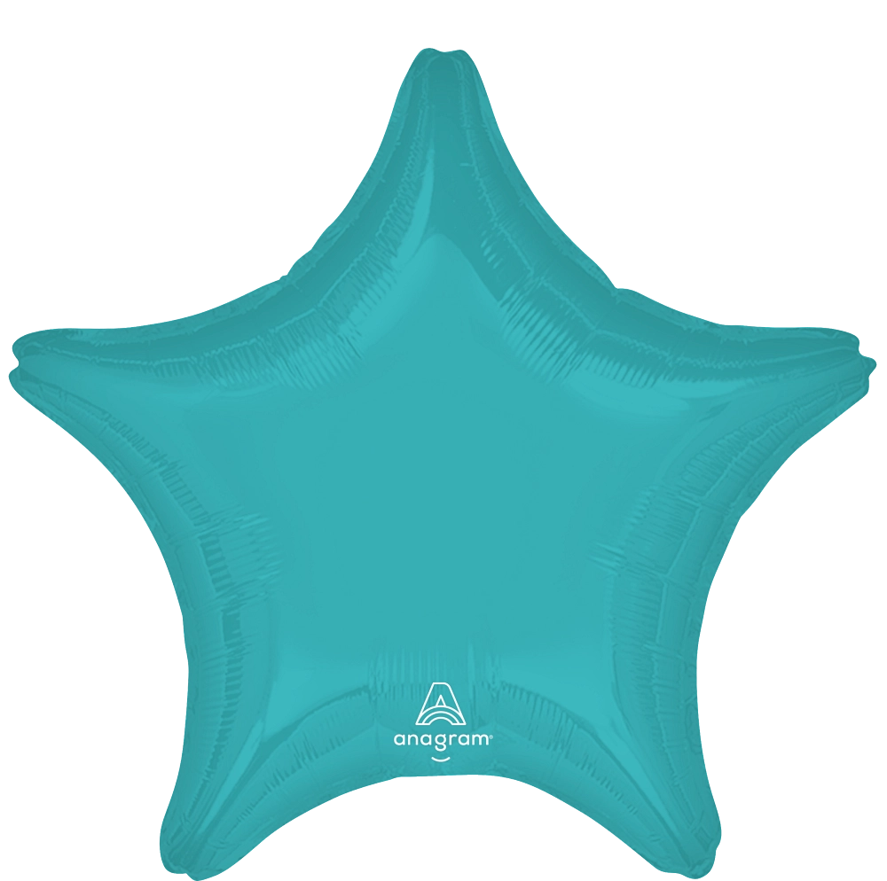 18 in Vibrant Blue Star Foil (5 Pack)