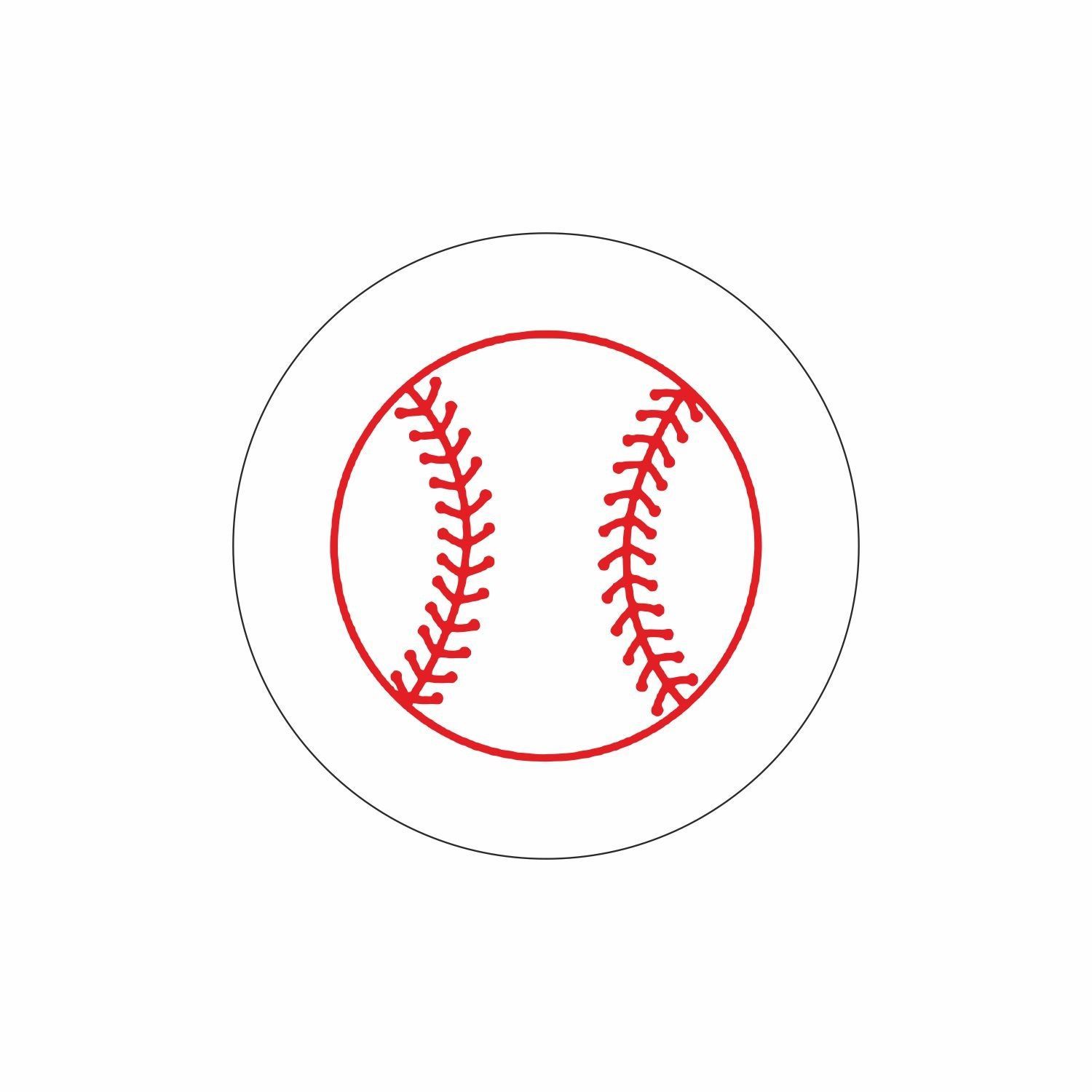 5 inch Baseball Custom Top Print Latex