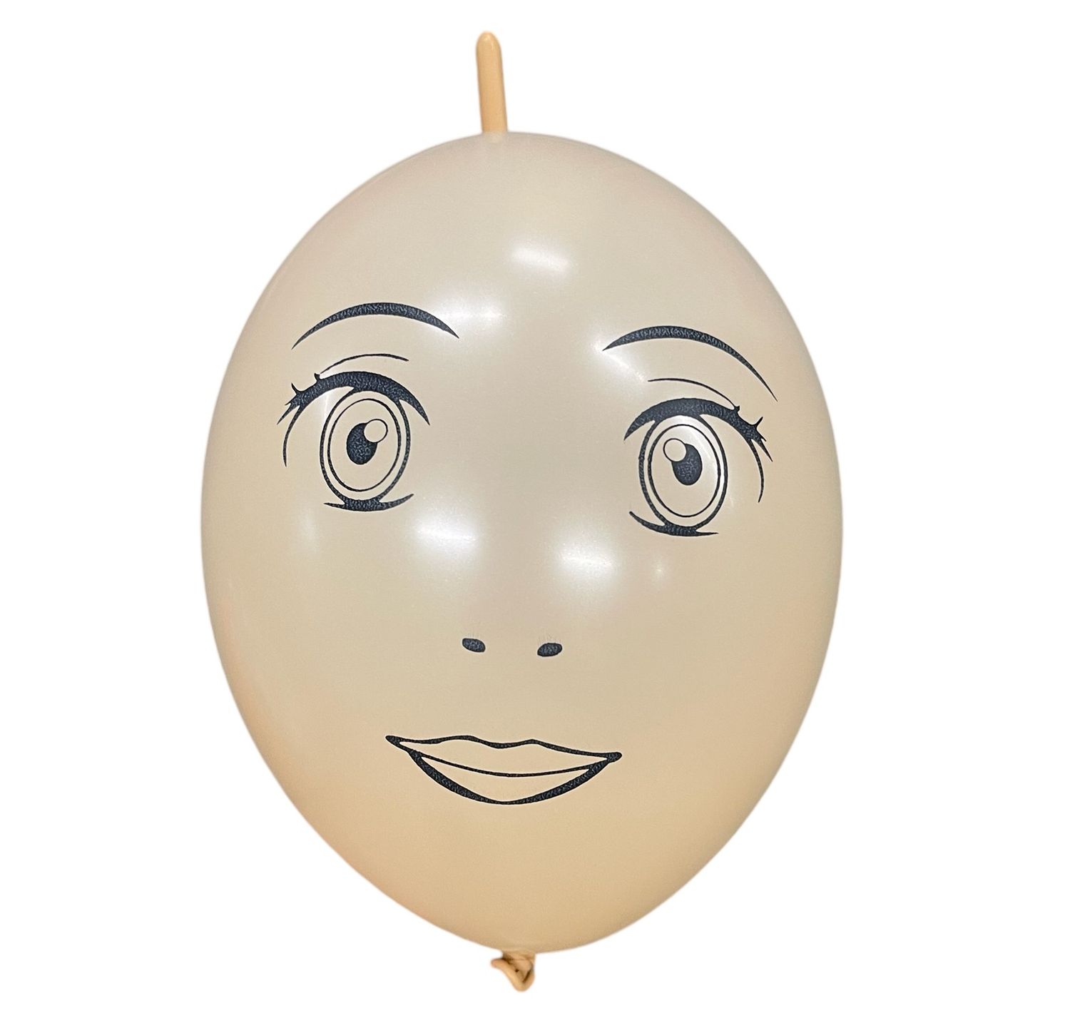 6 inch Princess Face #2 Custom Printed Linking Latex