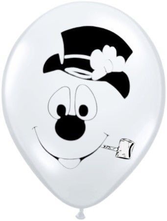 5 inch Magical Snowman Custom Printed Latex