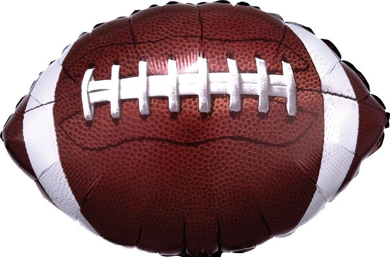 18 in Football Foil (5 Pack)