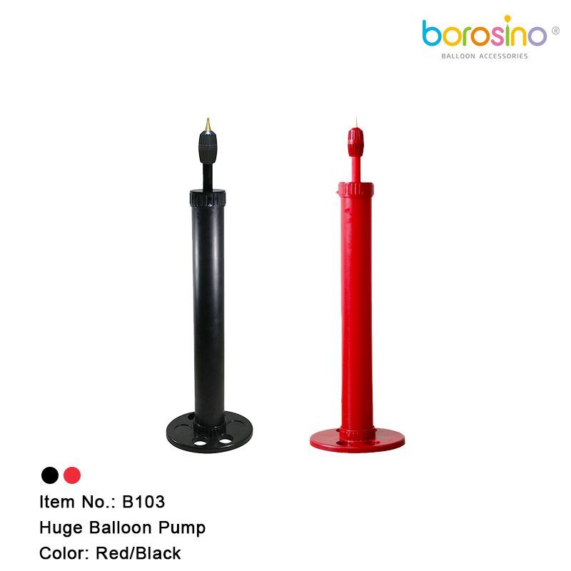 Borosino Floor Pump (B103) Black or Red
