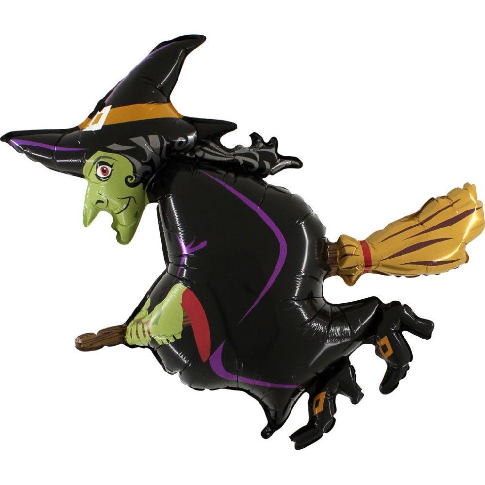 Flying Witch Jumbo Shape Foil