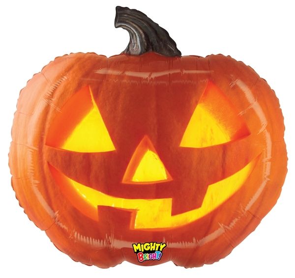 Mighty Jack O Lantern Jumbo Shape Foil