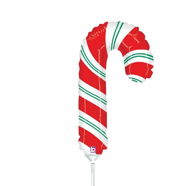 Mini Candy Cane Shape Foil (5 Pack)