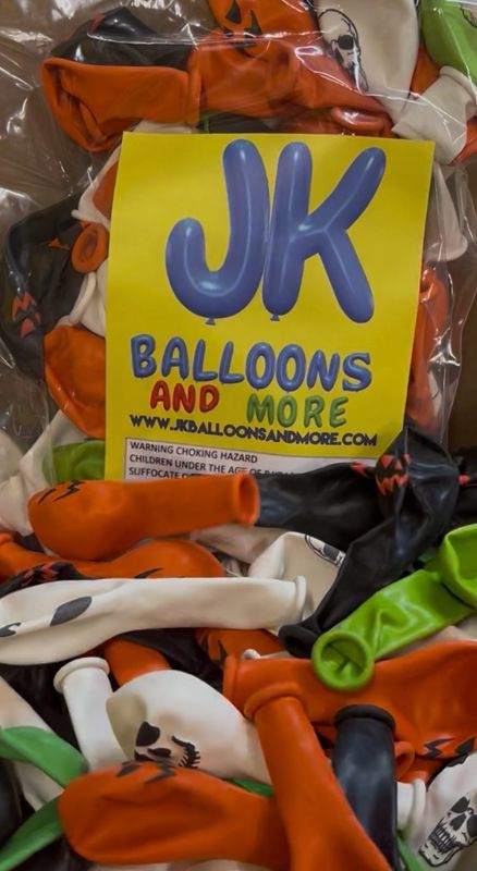 5 inch Tricks & Treats Assorted Halloween Printed Latex - Limited Edition